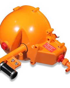 Ball tank with flushing system 1 outlet for floor management